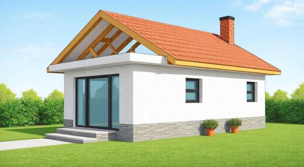 Чем закрыть карниз крыши дома из газобетона