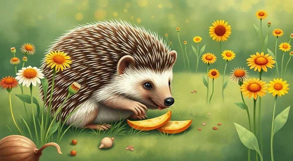 Что едят ежи на даче