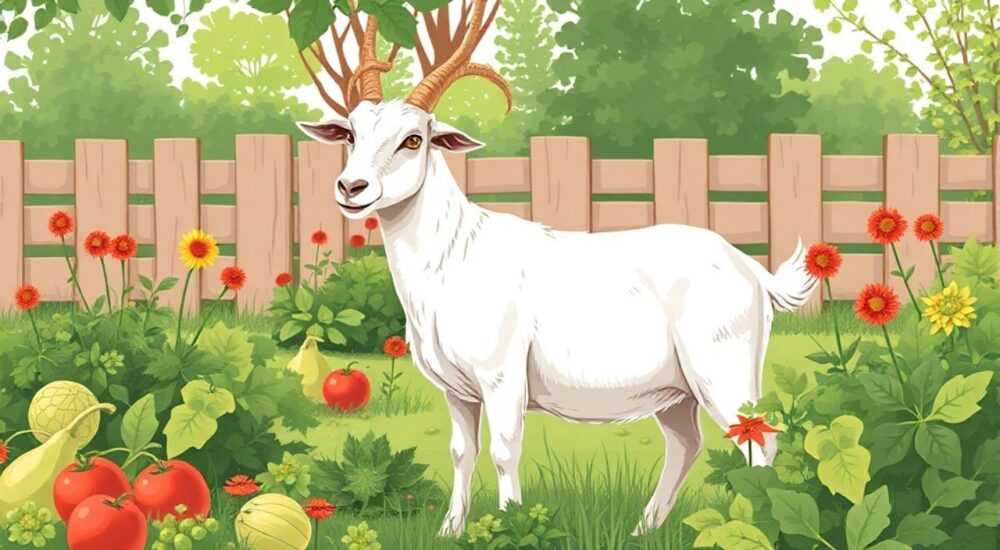 Что нужно для салата козел в огороде