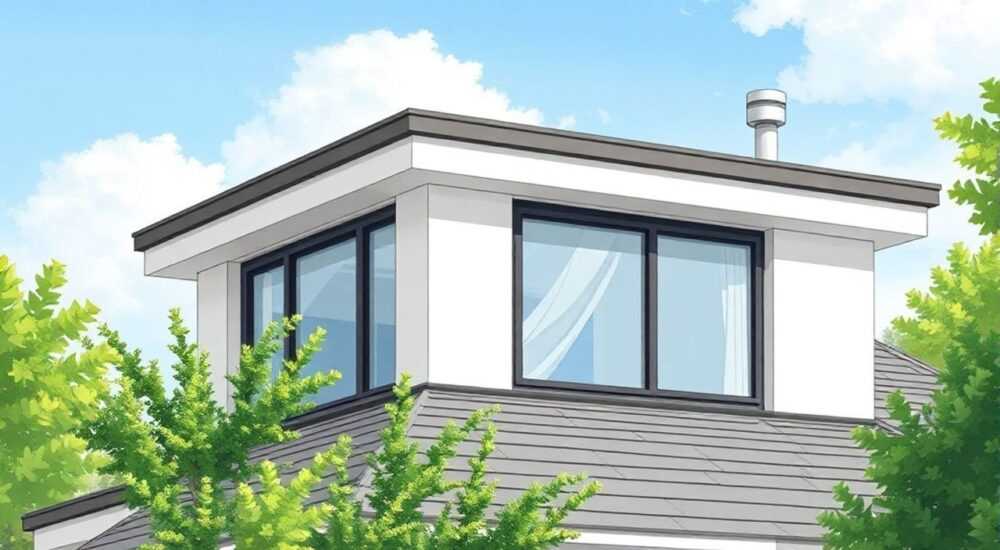 Что такое карниз плоской кровли