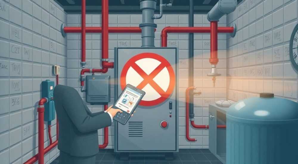 Что запрещается в помещении котельной при наличии загазованности