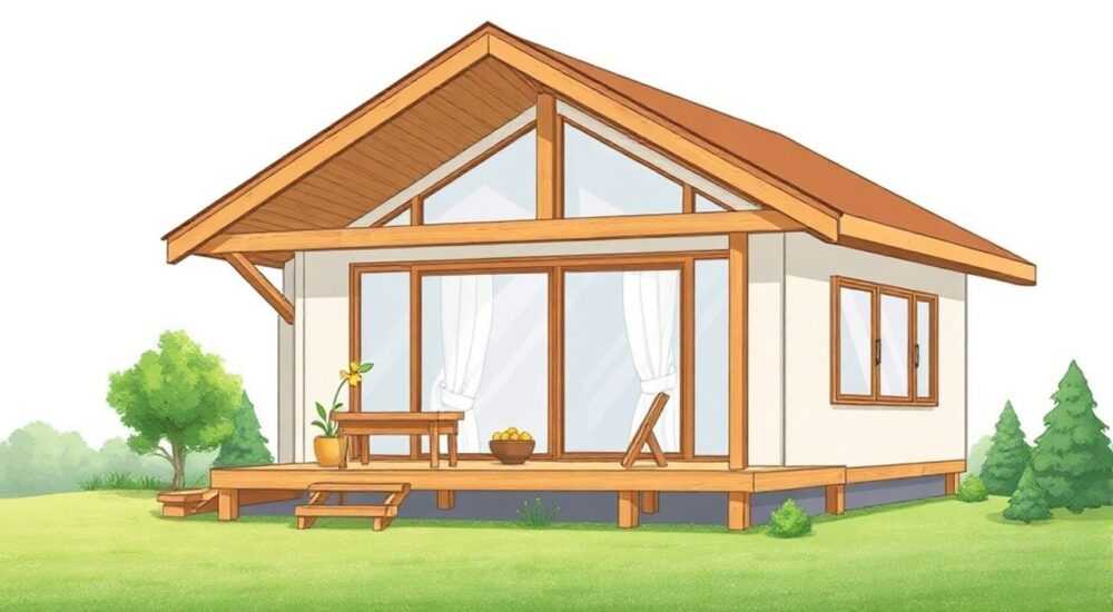 Дом из бруса как сделать карниз