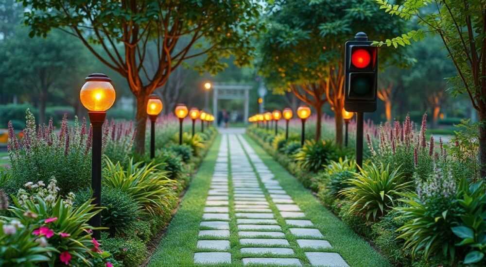 Дорожка садовая полипропилен из светофора