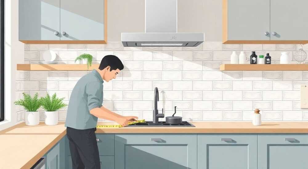 Фартук для кухни из плитки как правильно сделать размеры