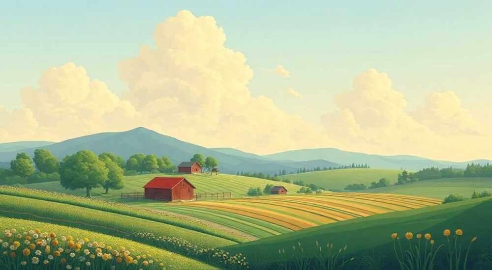 Ферма какой ландшафт