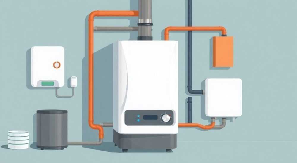 Газовый котел для отопления 50 кв м