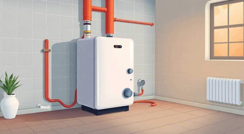Газовый котел для отопления и теплого пола