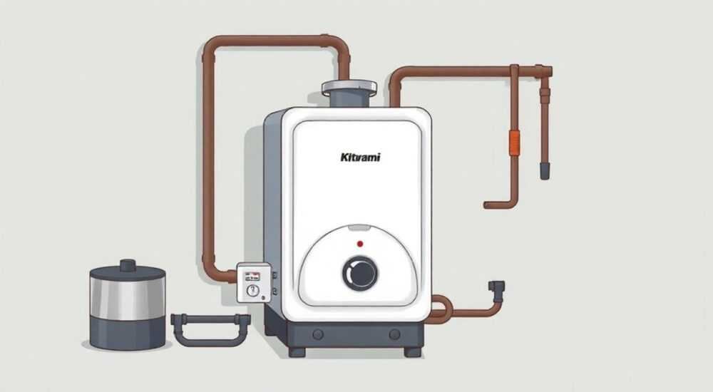 Газовый котел для отопления китурами