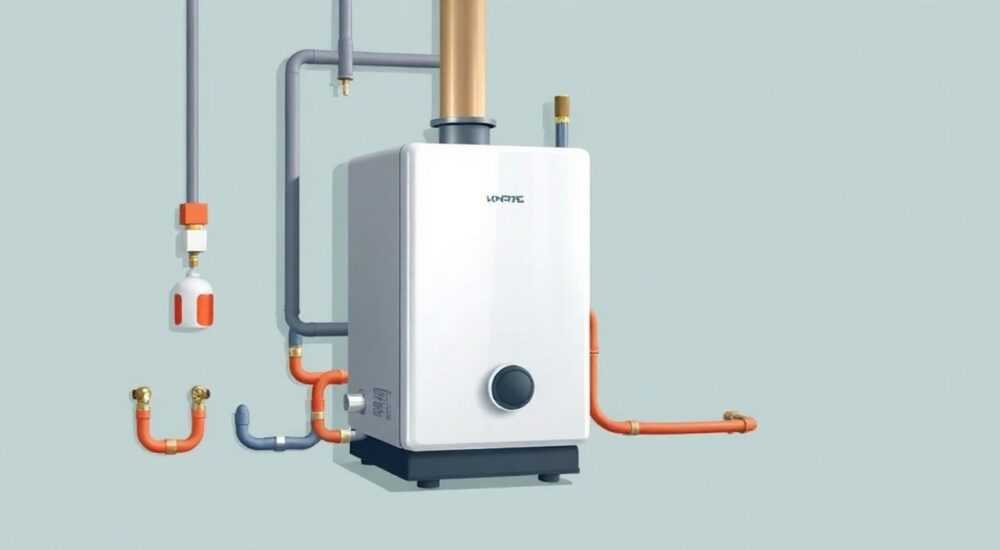 Газовый котел для отопления напольный одноконтурный