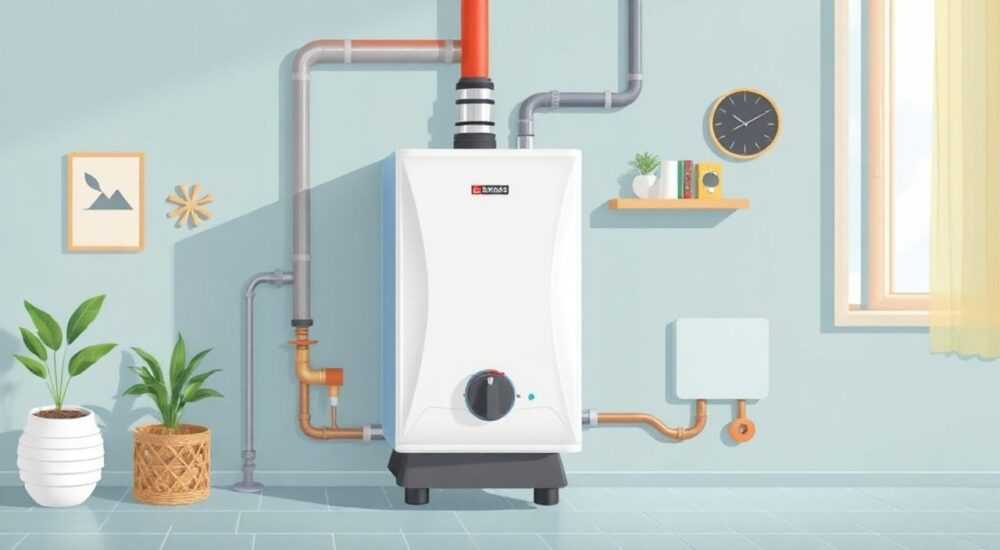 Газовый котел в квартиру для отопления и водоснабжения