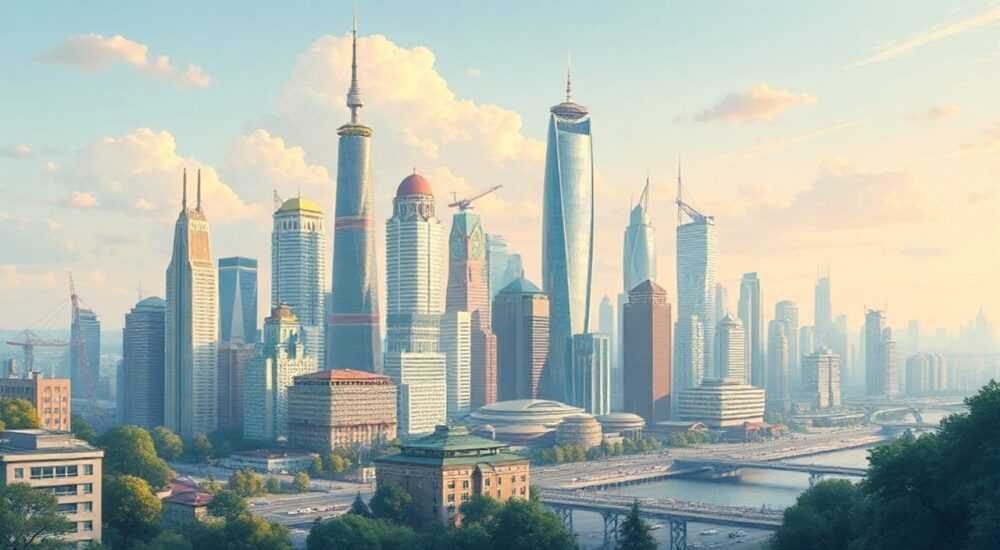 Города с архитектурой