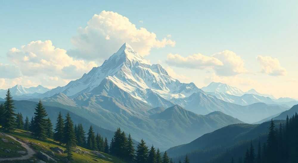 Горы какой ландшафт