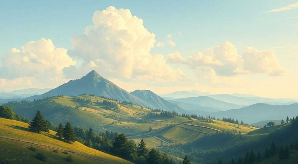 Холмистый ландшафт