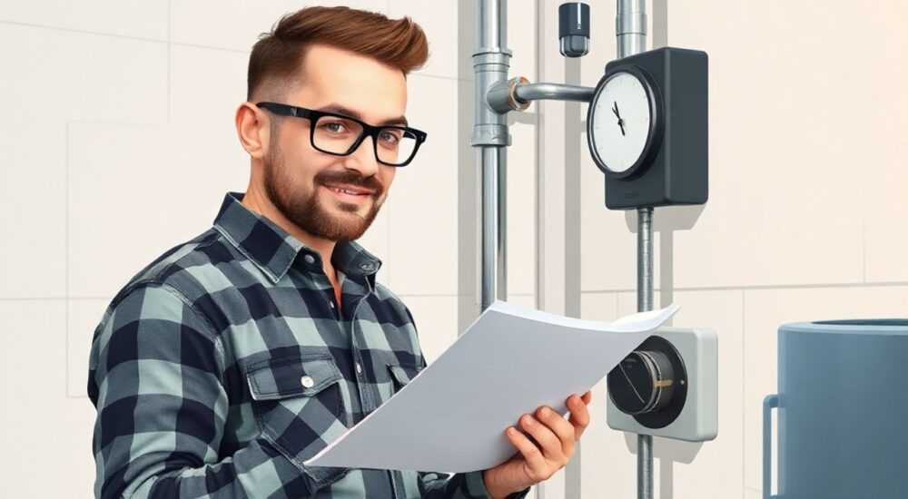 Хозяин участка планирует установить газовое отопление