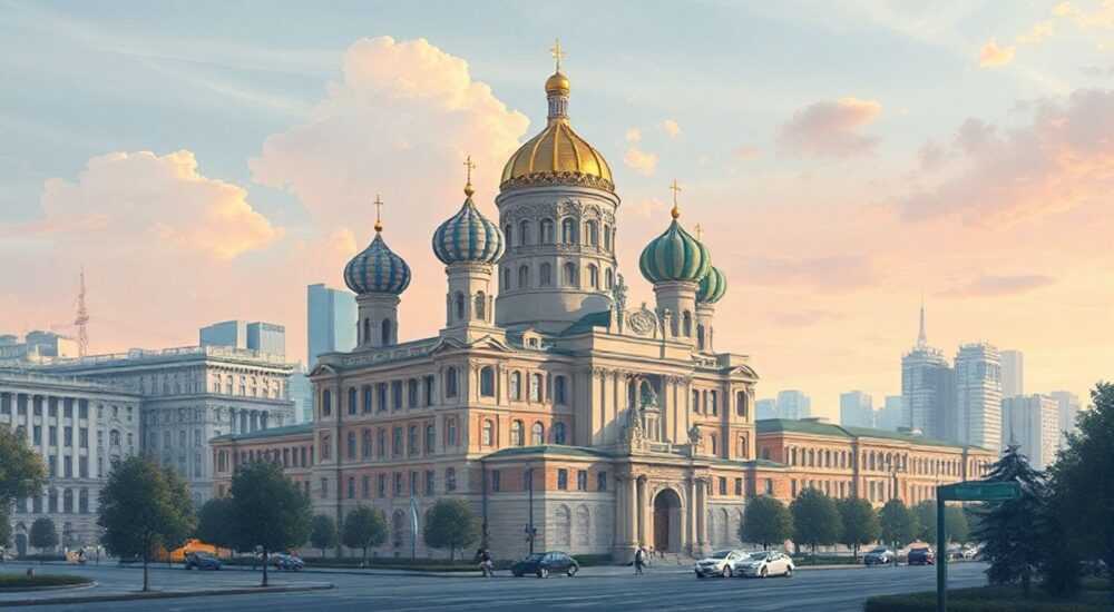 Интересная архитектура в москве