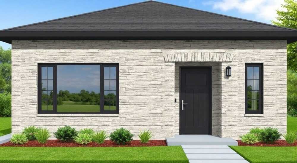 Из чего сделаны фасадные панели под камень