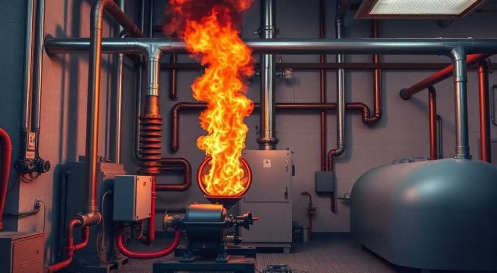 К какой категории по пожарной опасности можно отнести металлургические производства котельные