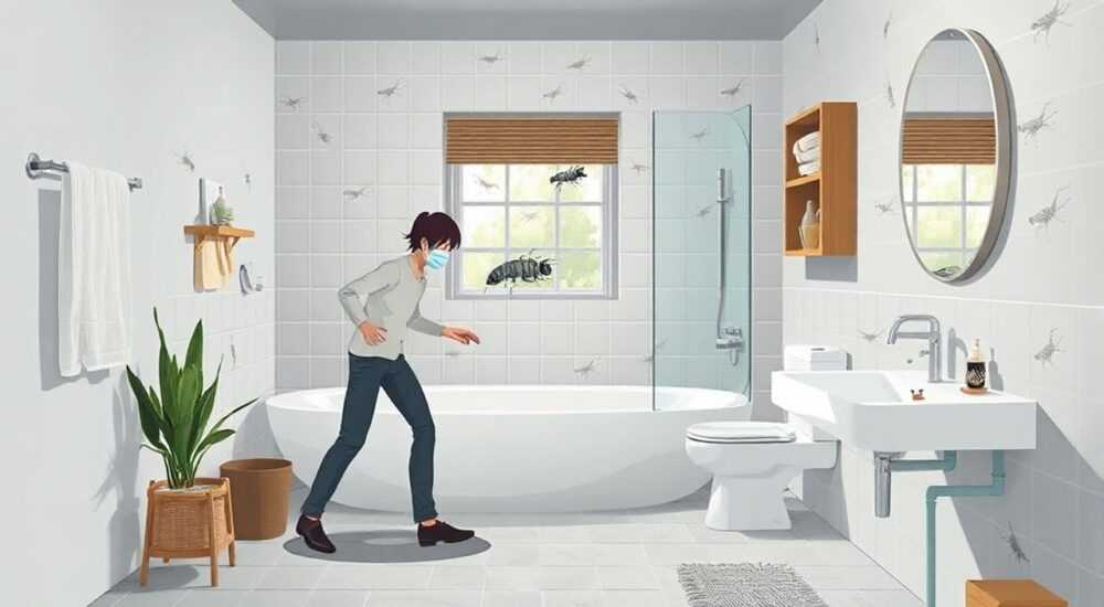 Как бороться с чешуйницами в ванной