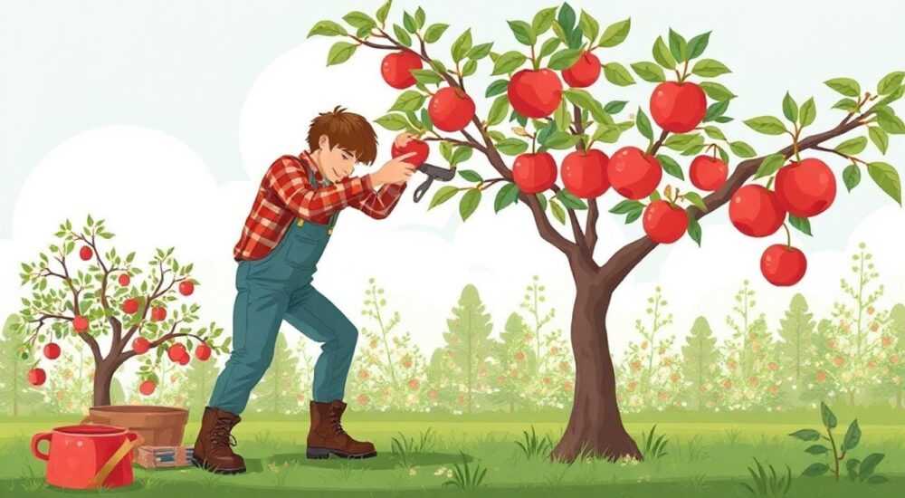 Как часто обрезают яблони