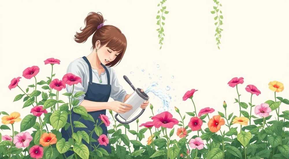 Как часто поливать петунию