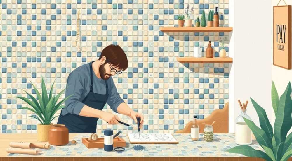 Как делают плитку мозаику в домашних условиях