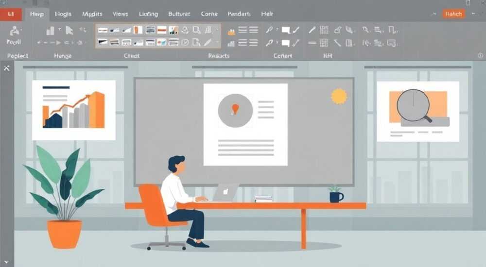 Как добавить направляющие в powerpoint