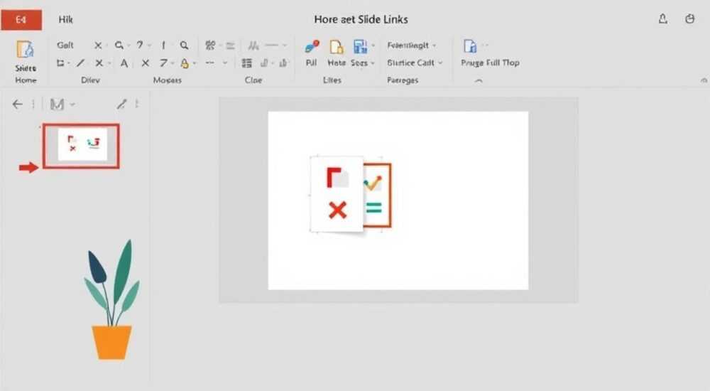 Как добавить ссылку на слайд в powerpoint