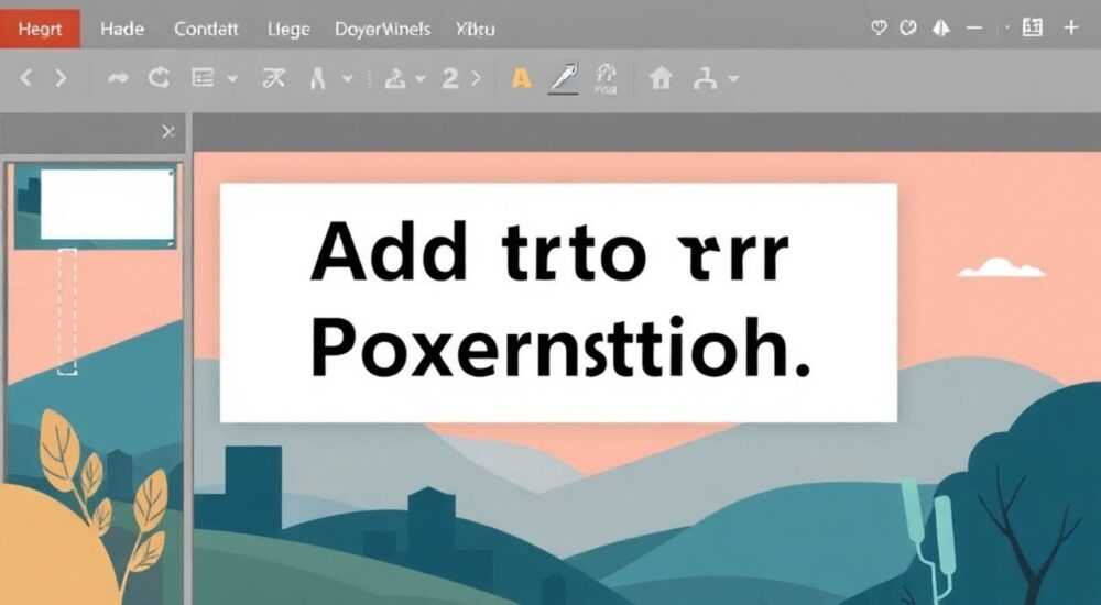 Как добавить текстовое поле в powerpoint