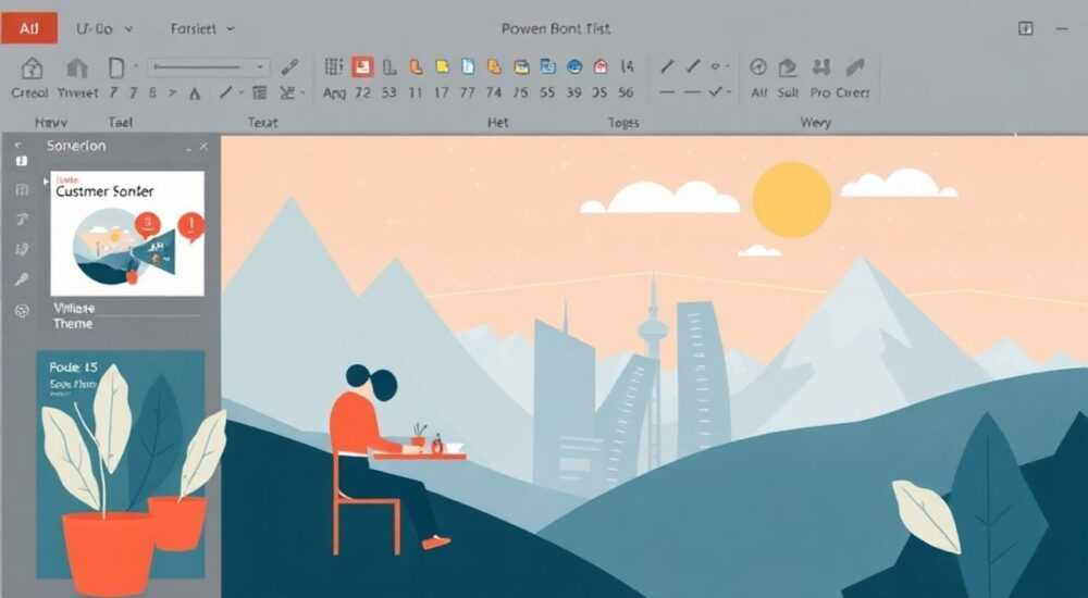 Как добавить тему презентации в powerpoint
