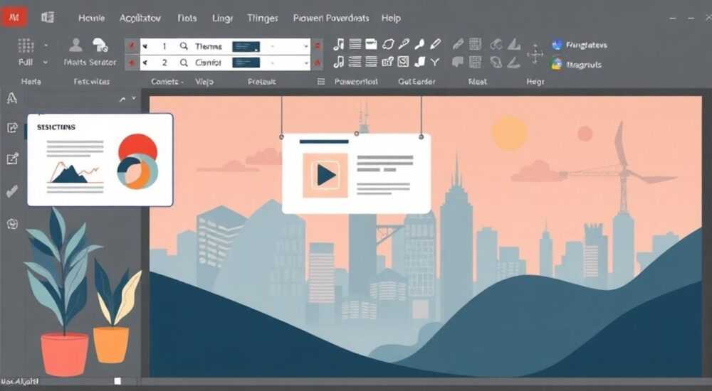 Как добавить тему в powerpoint