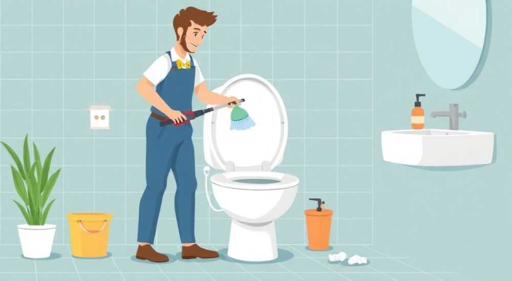 Как эффективно почистить унитаз