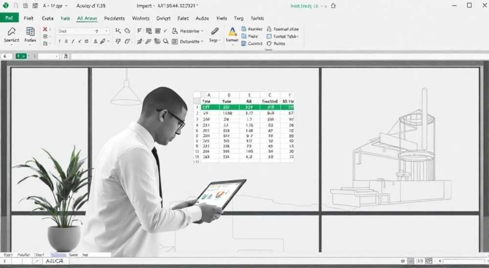 Как импортировать таблицу из excel в autocad