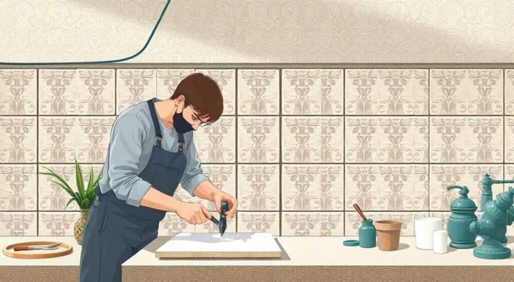 Как из алебастра сделать декоративную плитку