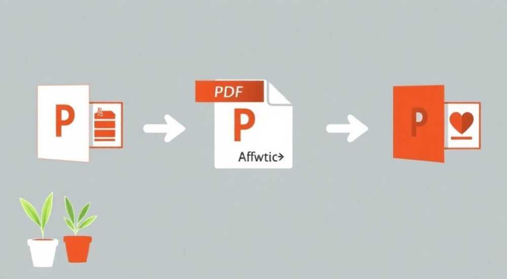Как из pdf перевести в powerpoint презентацию