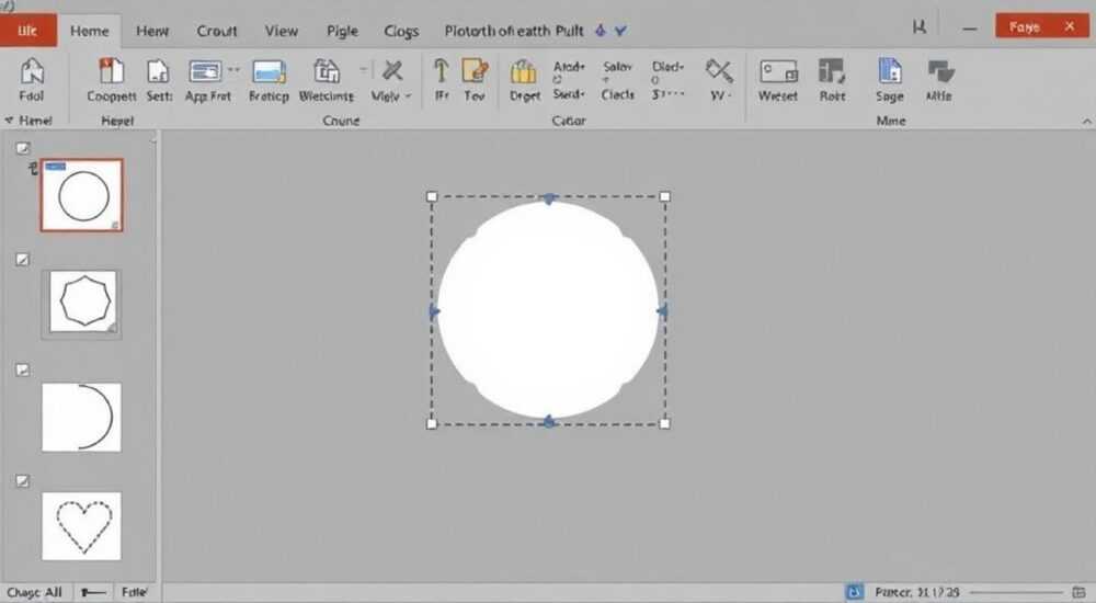 Как изменить формат фигуры в powerpoint