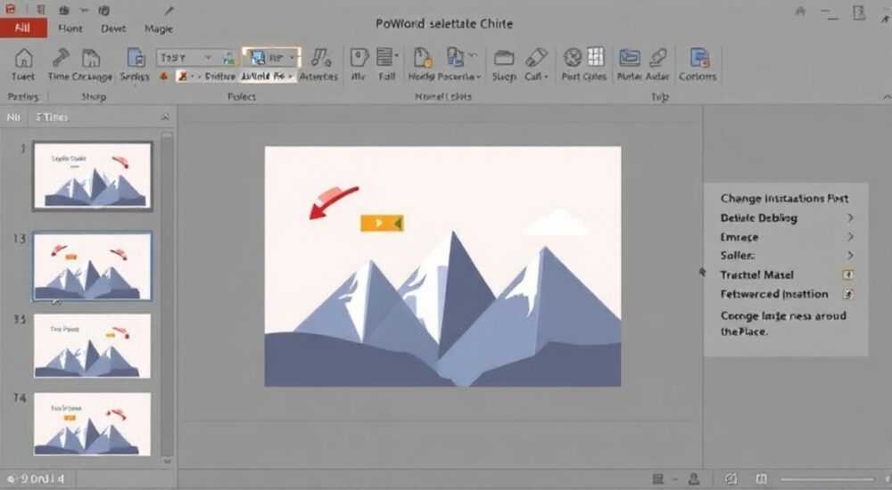 Как изменить картинку в презентации powerpoint