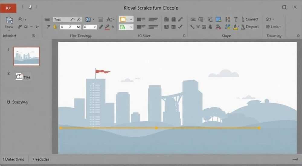 Как изменить масштаб слайда в powerpoint