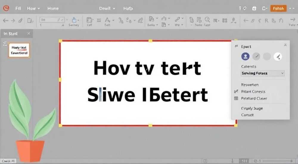 Как изменить текст в слайде в powerpoint