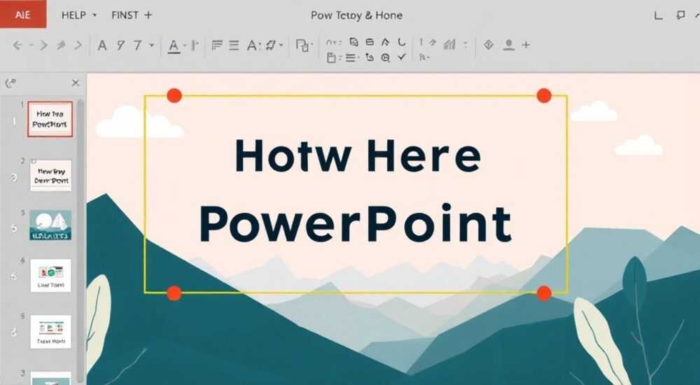 Как изменить текст во всей презентации powerpoint