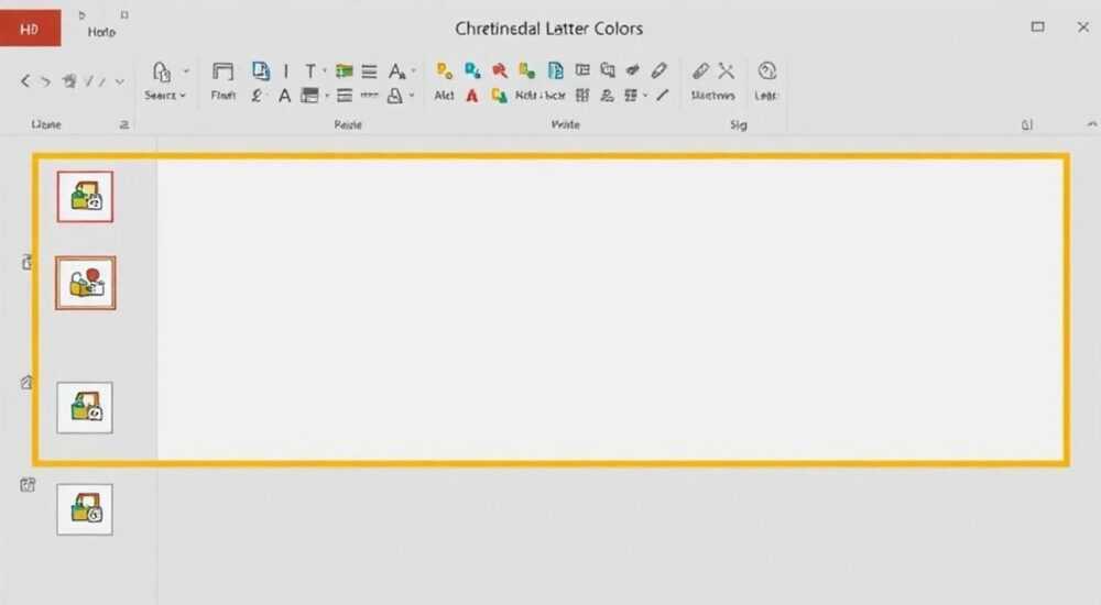 Как изменить цвет границ таблицы в powerpoint