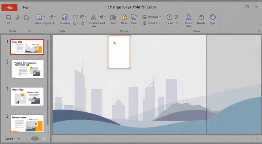 Как изменить цвет нумерации в powerpoint