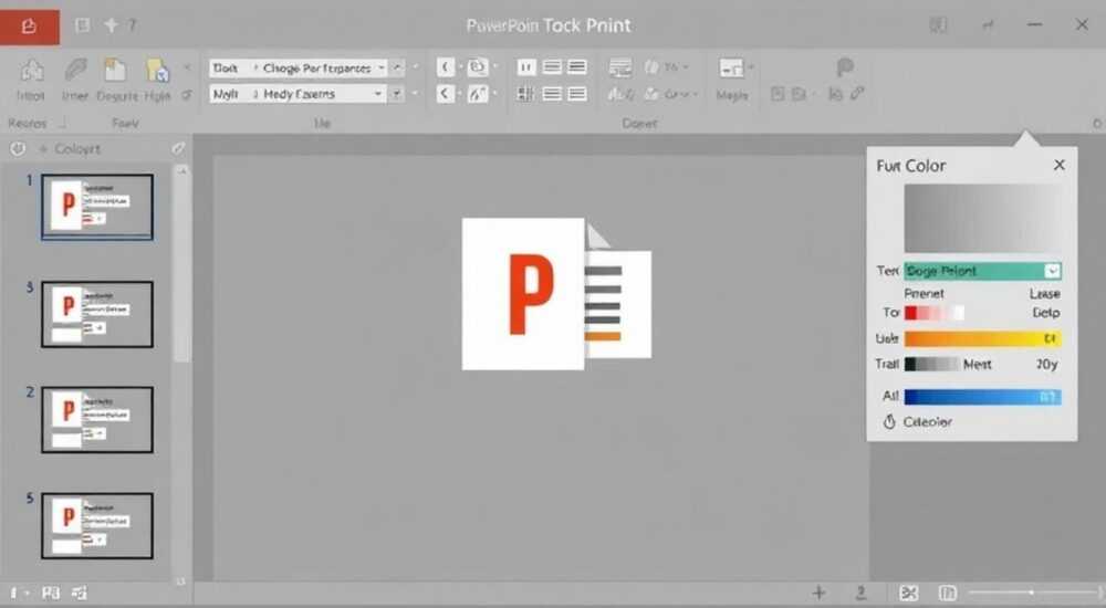 Как изменить цвет ссылки в powerpoint