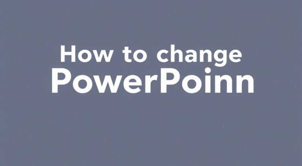 Как изменить весь шрифт в powerpoint
