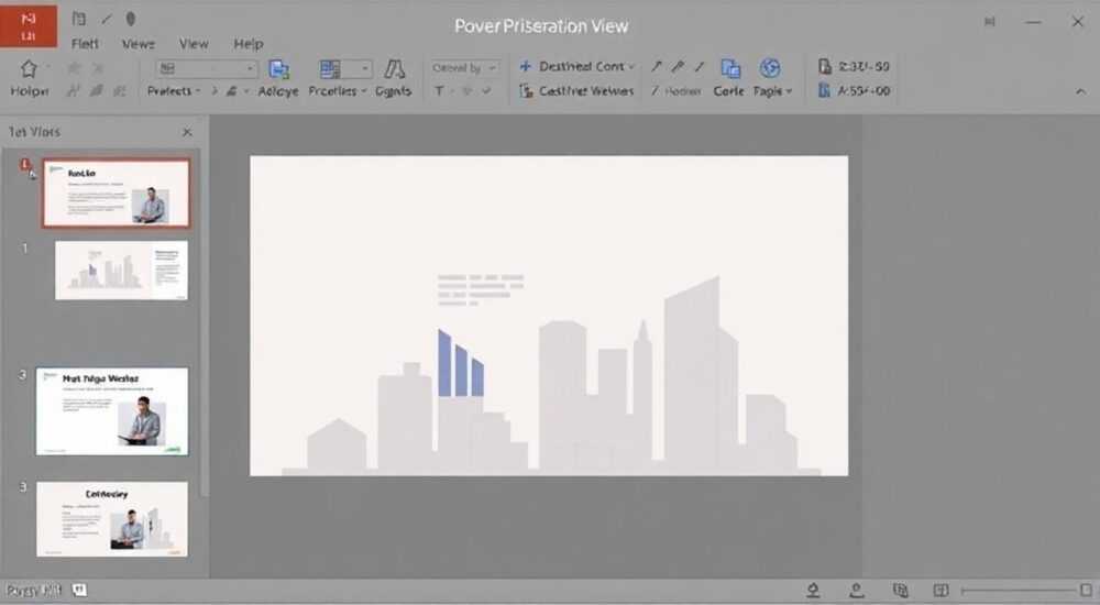 Как изменить вид презентации в powerpoint