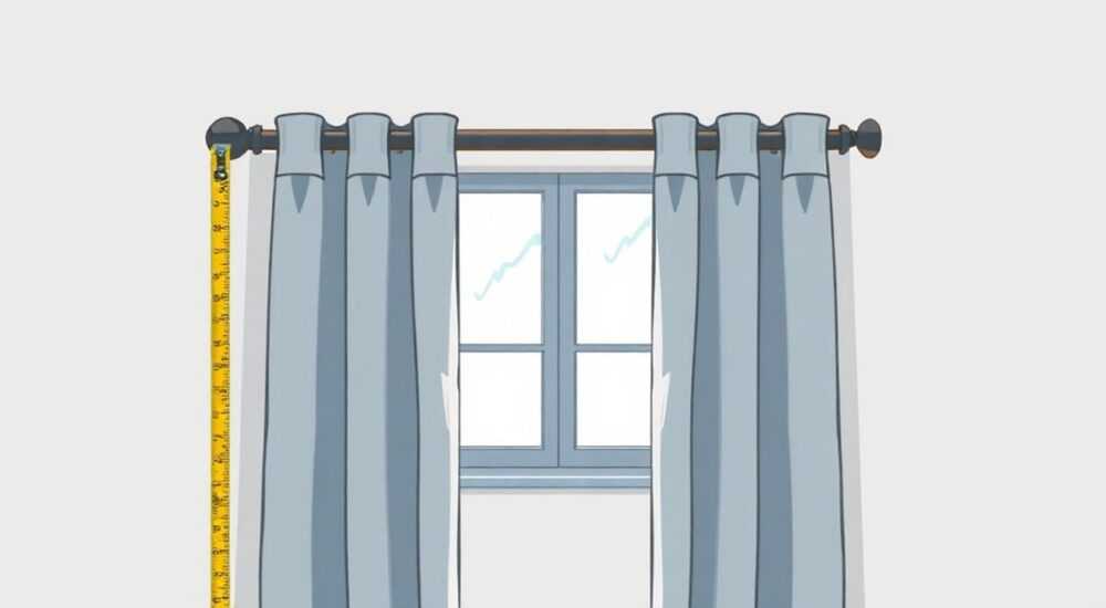 Как измерить карниз для штор объем