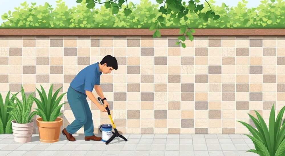 Как класть облицовочную плитку на стену на улице