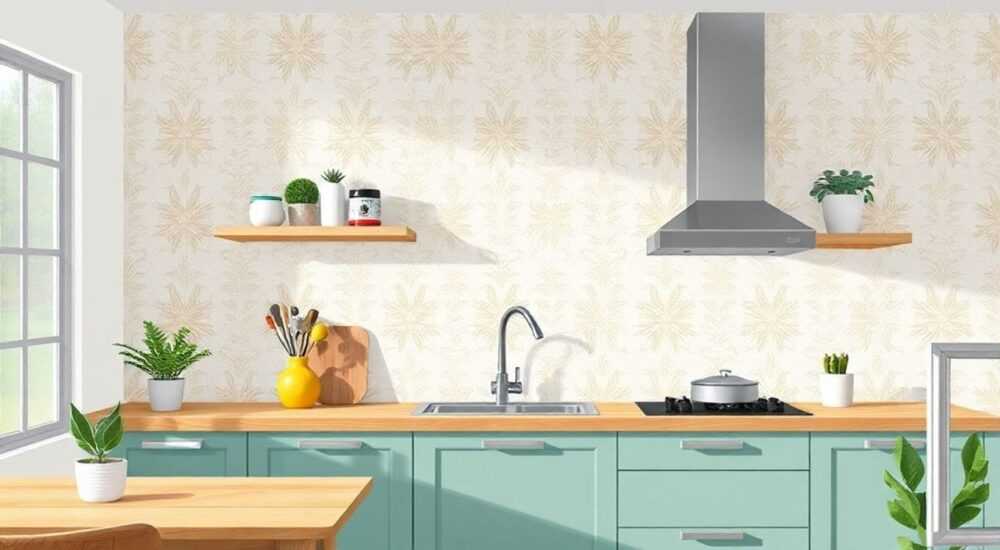 Как клеить обои из алиэкспресс на кухне