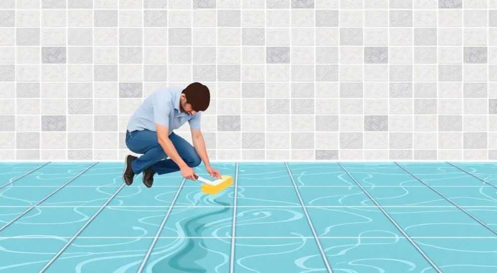 Как клеить плитку на теплый пол водяной