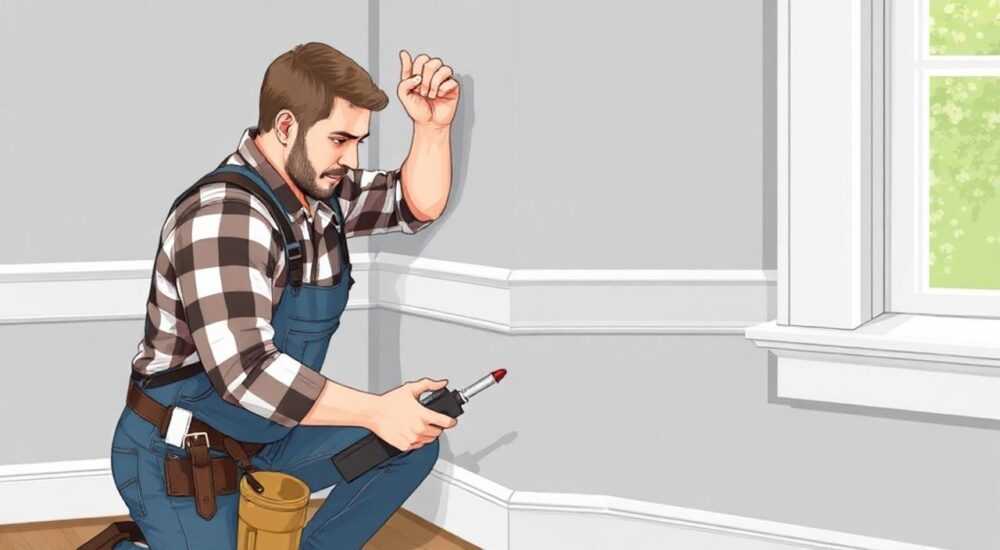 Как клеится внутренний угол плинтуса потолочные