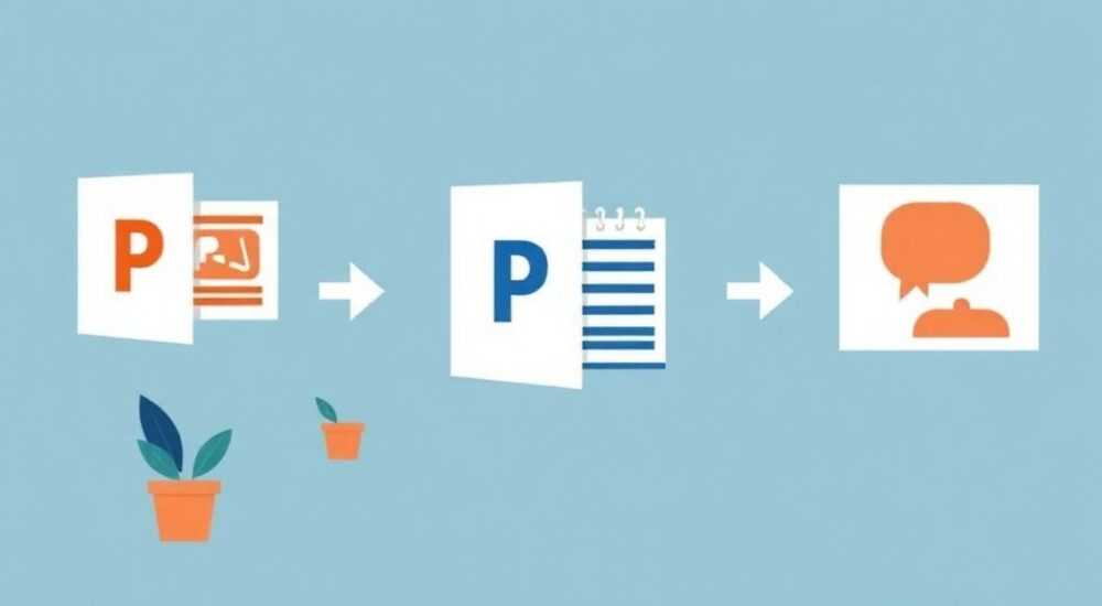 Как конвертировать powerpoint в word